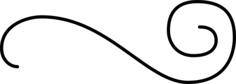 Vector illustration of floral decorative line