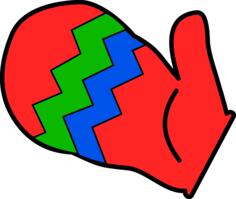 Oven mitt vector clip art
