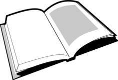 Open book stylized image