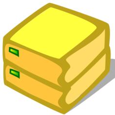 Vector illustration of two proxy modems device