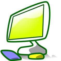Vector clip art of my computer folder icon
