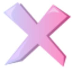 Vector drawing of stop cross icon