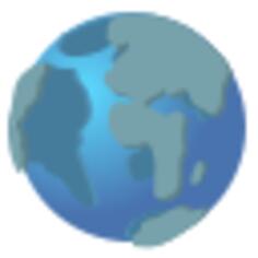 GLobe icon vector clip art