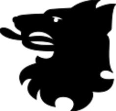 Vectir illustration of wolf's head