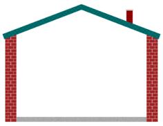 Home border vector image