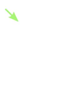 Vector illustration of arrow green color with light opacity