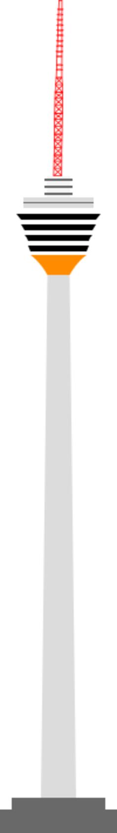 Menara tower vector clip art