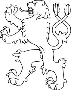Czech lion with two tails