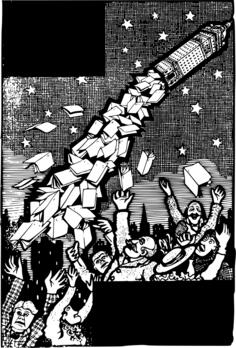 Vector image of city literacy for the people