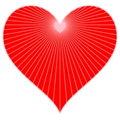 Heart string art vector image