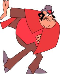 Vector illustration of circus guy