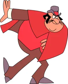 Vector illustration of circus guy