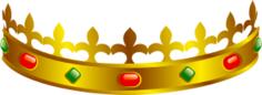 Vector clip art of a King's crown