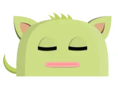 Cat avatar vector graphics