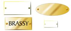 Vector image of brass engraving tile