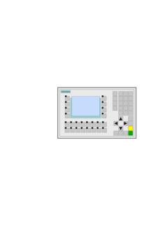 Vector image of touch panel with keyboard