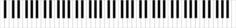 88-key piano keyboard vector image