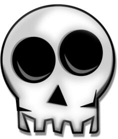 Top half of human skull vector image