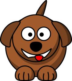 Vector image of lemmlings cartoon dog