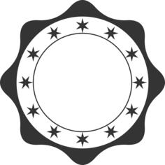 Retro badge vector illustration.