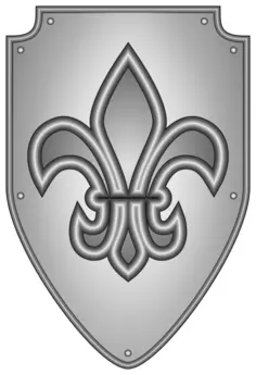 Vector image of defense armor