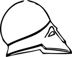 Royal Spartan helmet vector graphics