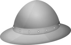 Kettle hat vector image