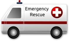 Emergency rescue vector clip art
