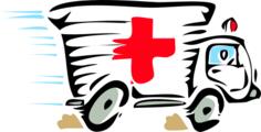 Ambulance truck vector image