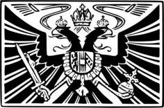 Austrian Eagle crest vector