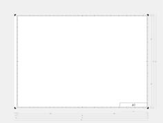 DIN A1 template vector drawing