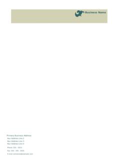 Vector illustration of letterhead template