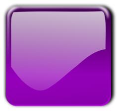Gloss purple square decorative button vector clip art
