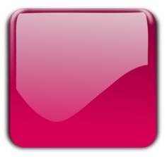 Gloss red square decorative button vector graphics
