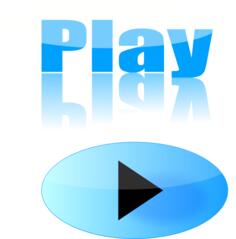Play button vector illustration