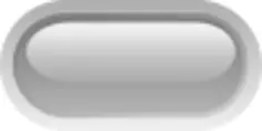 Pill shaped grey button vector drawing