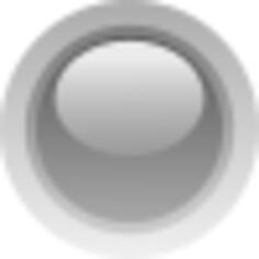 Finger size gray button vector graphics