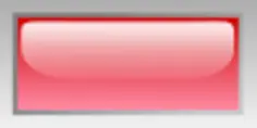 Rectangular shiny red box vector image