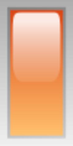 Rectangular orange box vector illustration
