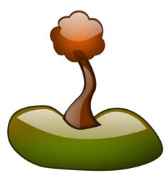 Spring tree branch vector clip art