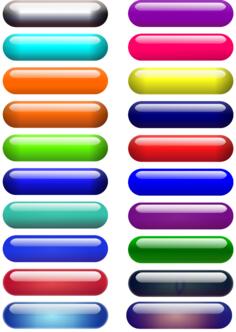Glossy pills vector illustration