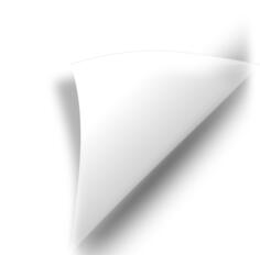 Page curl vector image