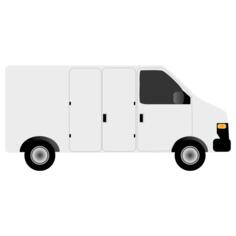 Vector illustration of generic van