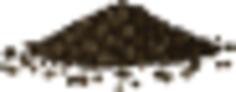 Vector graphics of black pepper on a pile
