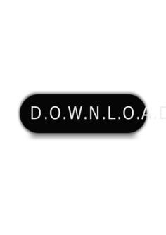 Vector illustration of website download button with shade