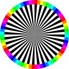 Colorful pallette vector graphics