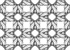 Vector image of black and white pattern background