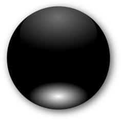 Black led round vector drawing