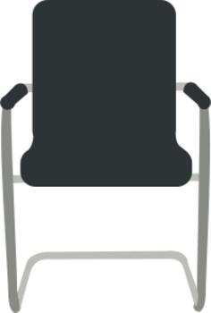 Desk chair vector illustration