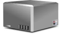 Graphic server vector drawing